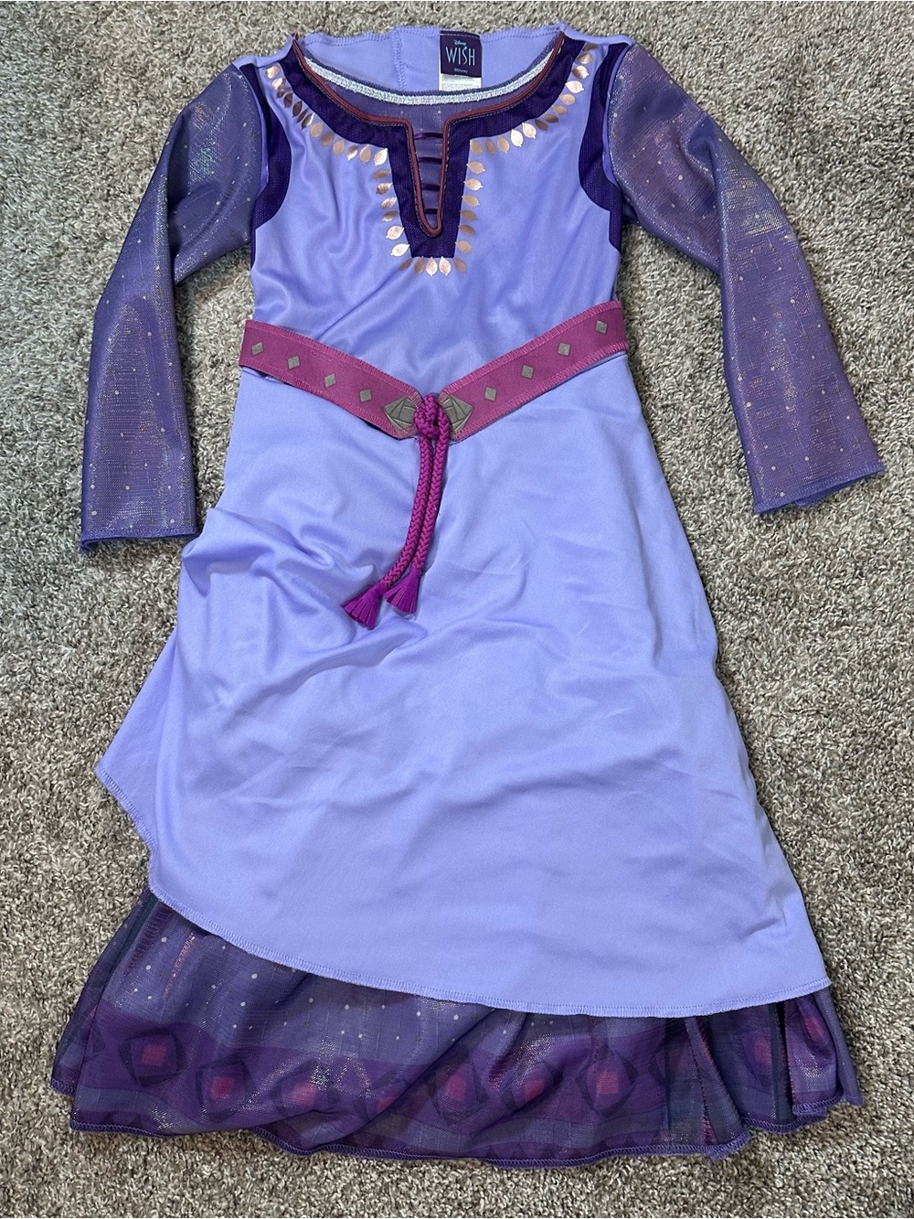 Disney Wish Asha Toddler Girls Play Dress NWOT Size XS 3T-4T